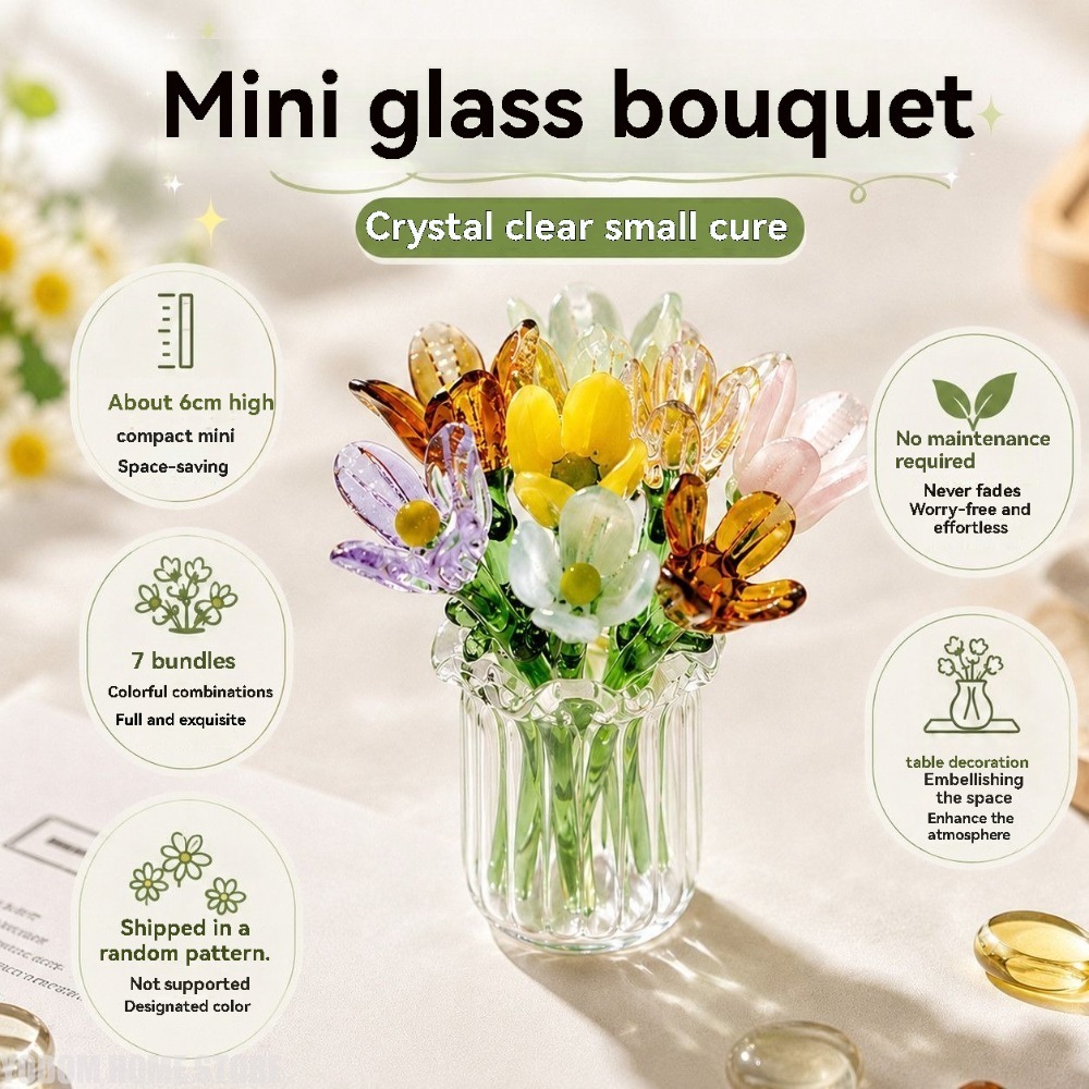 Handgefertigtes farbiges Glasb – Florist Supply Vases Bewertung und Preis